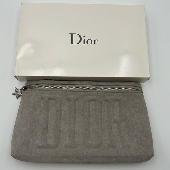 Large Zippered Pouch Clutch Bag - Picture 1 of 9